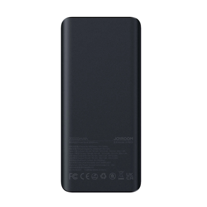 Joyroom - Joyroom Powerbank 30000mAh 30W USB-A/USB-C - Svart