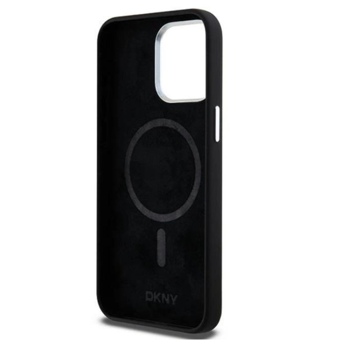 DKNY - DKNY iPhone 14 Pro Mobilskal Magsafe Liquid Silikon Small Metal Logo