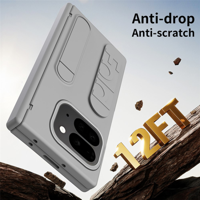 A-One Brand - Google Pixel 10 Pro Fold Mobilskal Wristband Kickstand - Grå