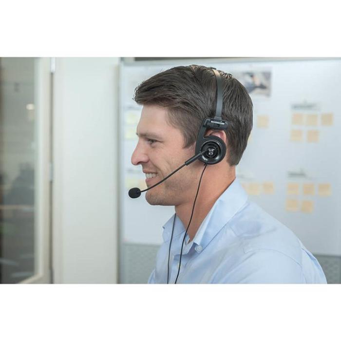 Koss - KOSS Hörlurar PortaPro Communication Headset On-Ear Mic - Svart