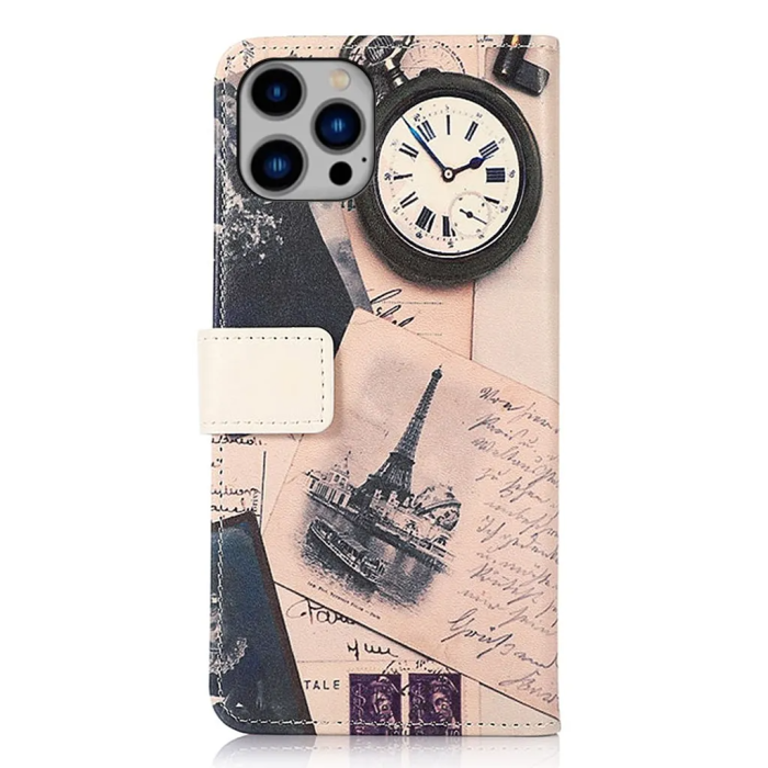 Taltech - iPhone 15 Pro Max Plånboksfodral - Eiffeltornet