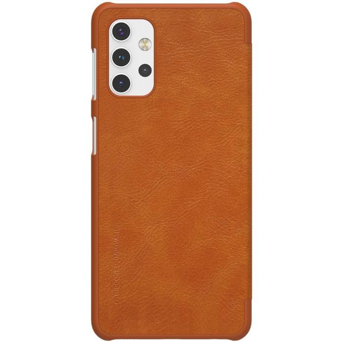 UTGATT1 - Nillkin Qin Plånboksfodral Galaxy A32 5G - Brun