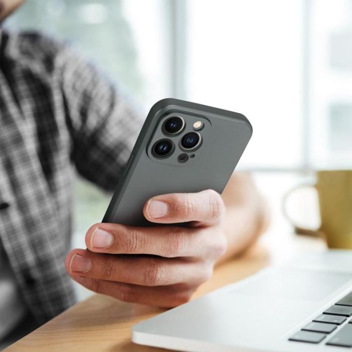 OEM - iPhone 15 Plus Mobilskal Metallic Do - Grå