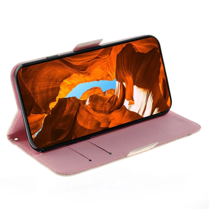 A-One Brand - Sony Xperia 10 VII Plånboksfodral med Handledsrem - Butterfly