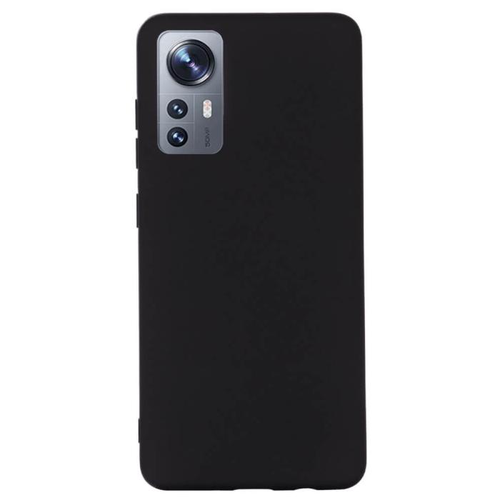 A-One Brand - Liquid Silikon skal till Xiaomi 12 - Svart
