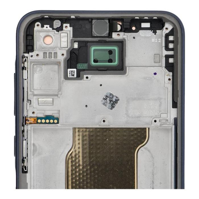 OEM - SAMSUNG A35 5G Skärm med LCD-display A356B ServicePack - Svart