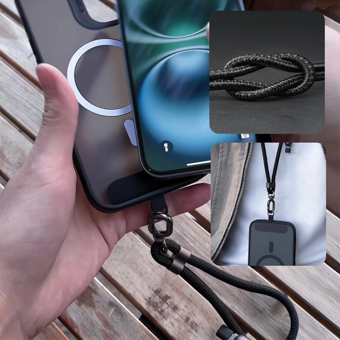 Dudao - Dudao 4in1 USB-C/USB-A Till USB-C/Lightning Kabel 65W 1.5m