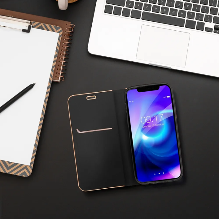 OEM - Xiaomi Redmi Note 14 Pro/14 Pro Plus Plånboksfodral Luna Guld