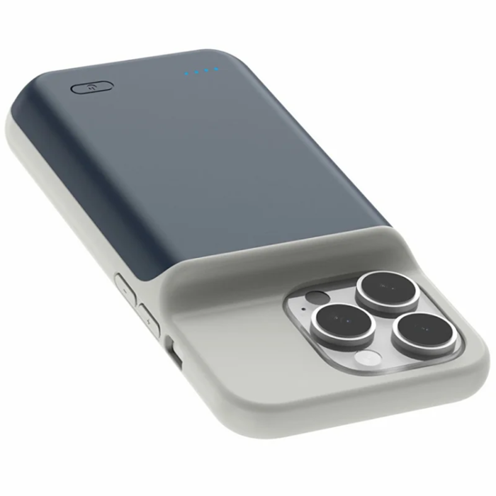 A-One Brand - iPhone 16 Pro Batteriskal 7000mAh - Blå