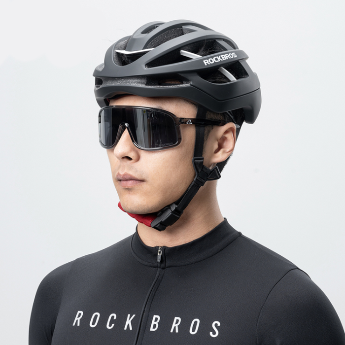 Rockbros - Rockbros Cykelhjälm L 58-61 cm HC-58BK-L - Svart/Grå