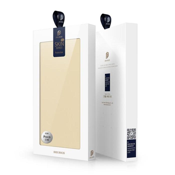 Dux Ducis - Dux Ducis Xiaomi Poco C40 Plånboksfodral Skin Series - Guld