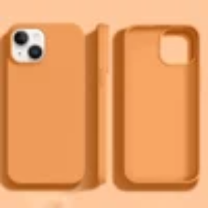 A-One Brand - Mobilskal till iPhone 15 Ultra Thin Silikon - Sunset Orange