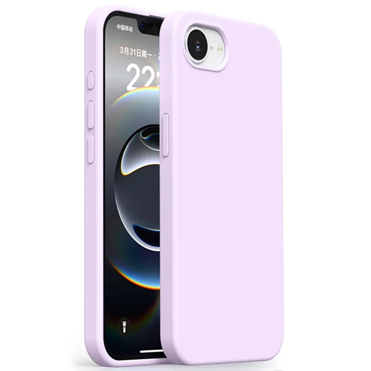 iPhone 16e Mobilskal Ultra Thin Silikon - Bean Lila | 2353 | AlltMobil
