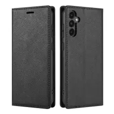 OEM - Samsung Galaxy S26 Pl&aring;nboksfodral Magnetisk St&auml;ngning Konstl&auml;der - Svart