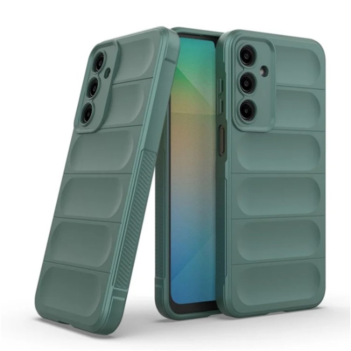 WANLONFENG - WANLONFENG Galaxy A26 Mobilskal med Härdat Glas HD - Grön