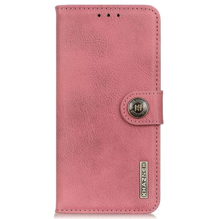 KHAZNEH - KHAZNEH iPhone 14 Plus Plånboksfodral Retro - Rosa
