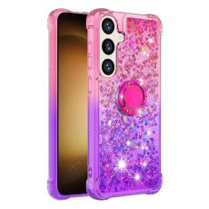 BINFEN COLOR - Mobilskal till Samsung Galaxy S26 Pro TPU Gradiant St&ouml;d Skydd - Rosa+Lila