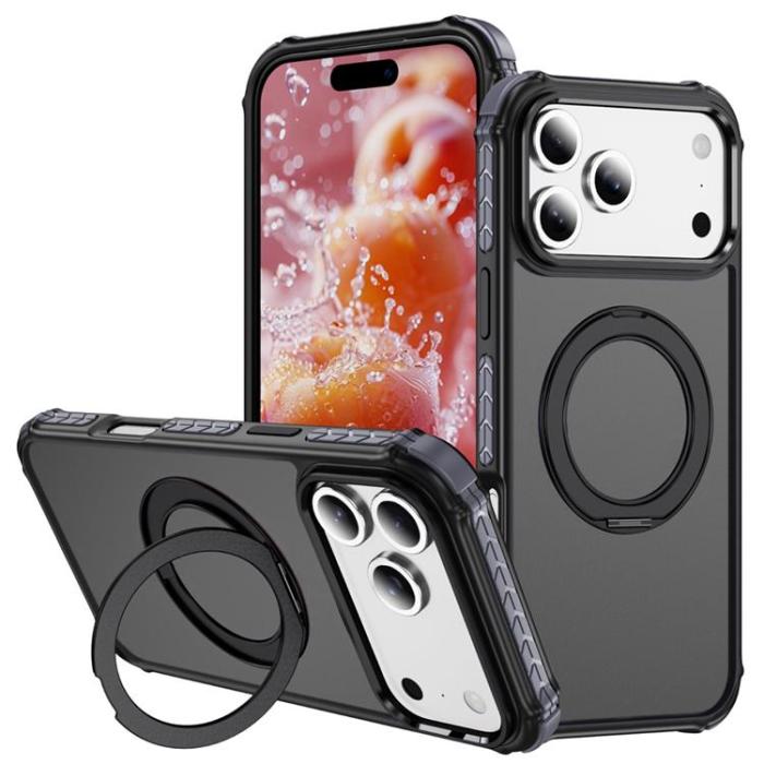 A-One Brand - iPhone 17 Pro Mobilskal MagSafe Skin Touch - Svart
