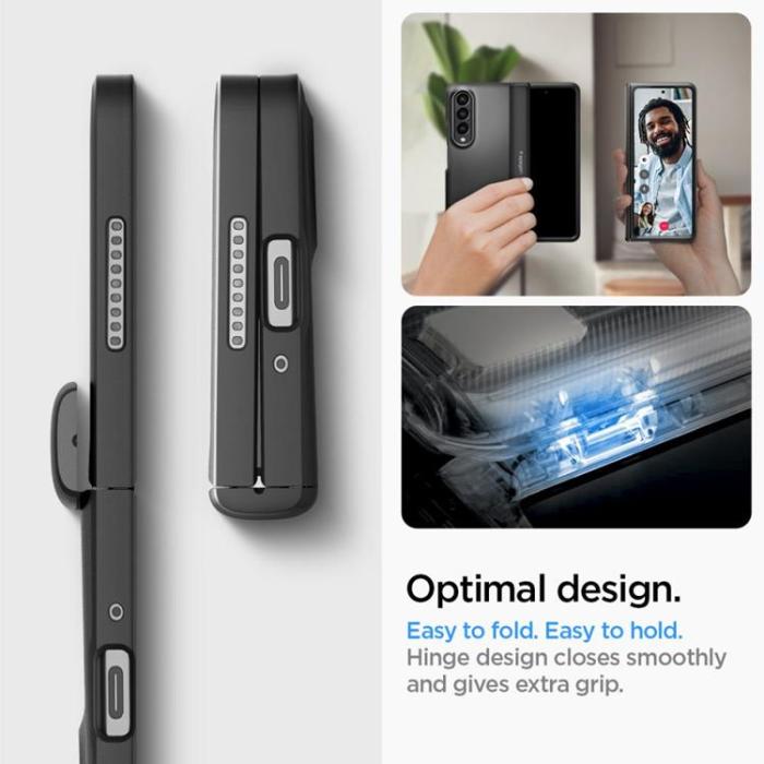 UTGATT - Spigen Galaxy Z Fold 4 Slim Armor Pro - Svart