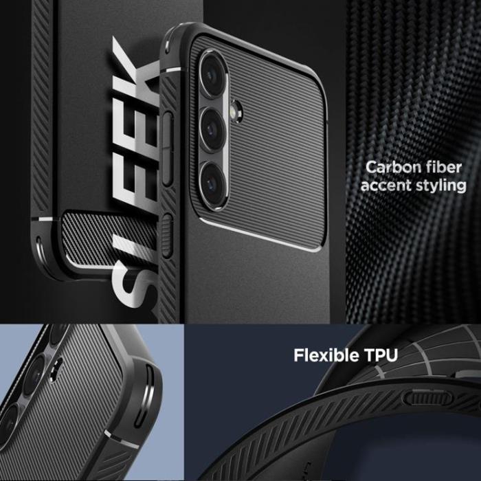 UTGATT - Spigen Galaxy S23 FE Mobilskal Rugged Armor - Svart