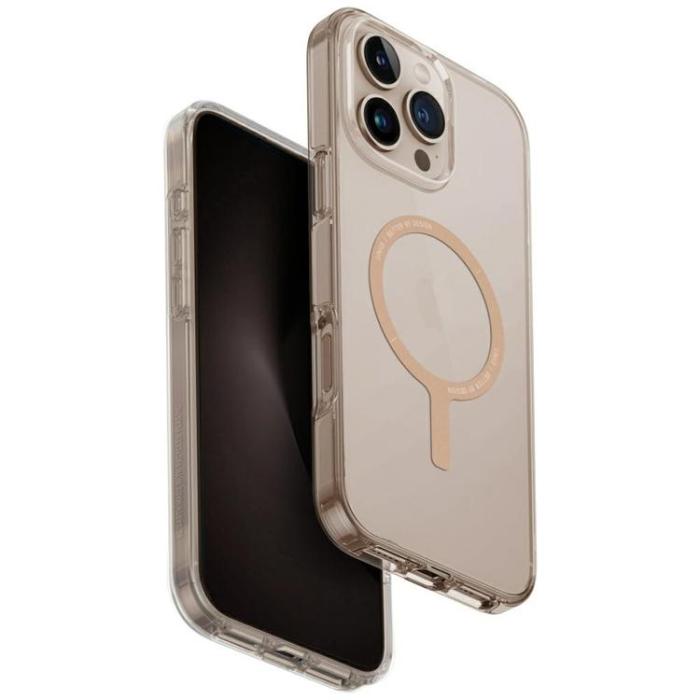 UNIQ - UNIQ iPhone 16 Pro Max Mobilskal MagSafe Clario - Guld