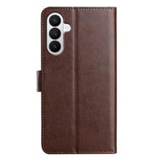 OEM - Samsung Galaxy A57 Pl&aring;nboksfodral Konstl&auml;der St&auml;ll - Kaffe