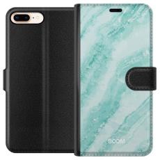 iSecrets - Pl&aring;nboksfodral till Apple iPhone 8 Plus med Mint Marble