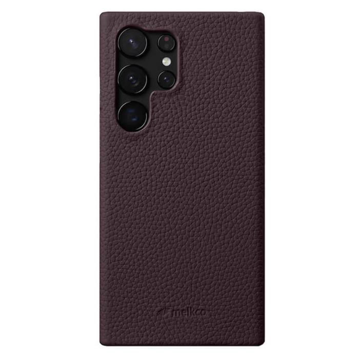 Melkco - MELKCO Mobilskal till Samsung Galaxy S25 Ultra Äkta Läder PC - Lila