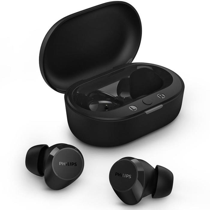 Philips - PHILIPS True Wireless Hörlurar 6+18 tim Speltid - Svart
