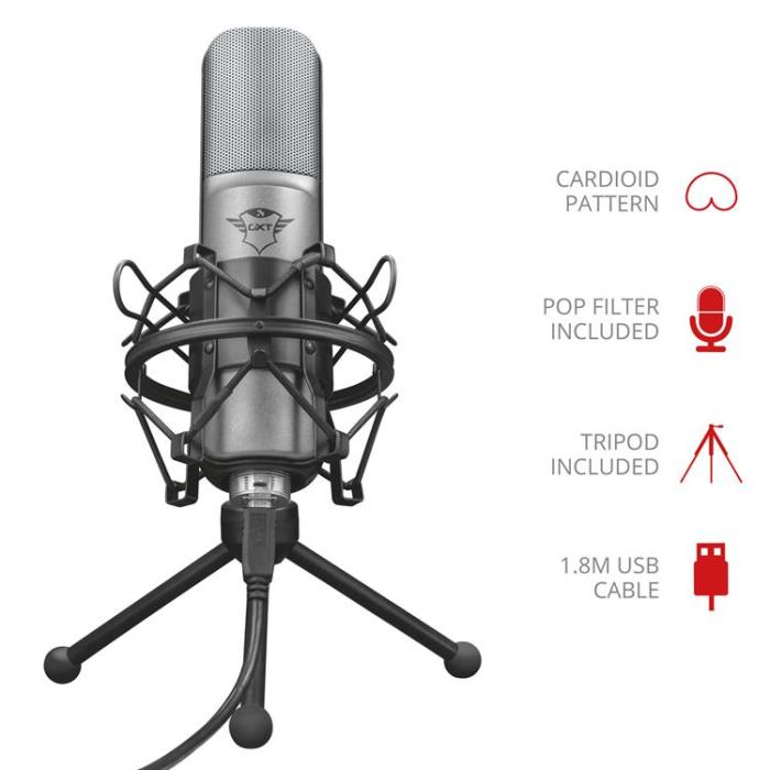 UTGATT5 - TRUST GXT 242 Lance Streaming Mic