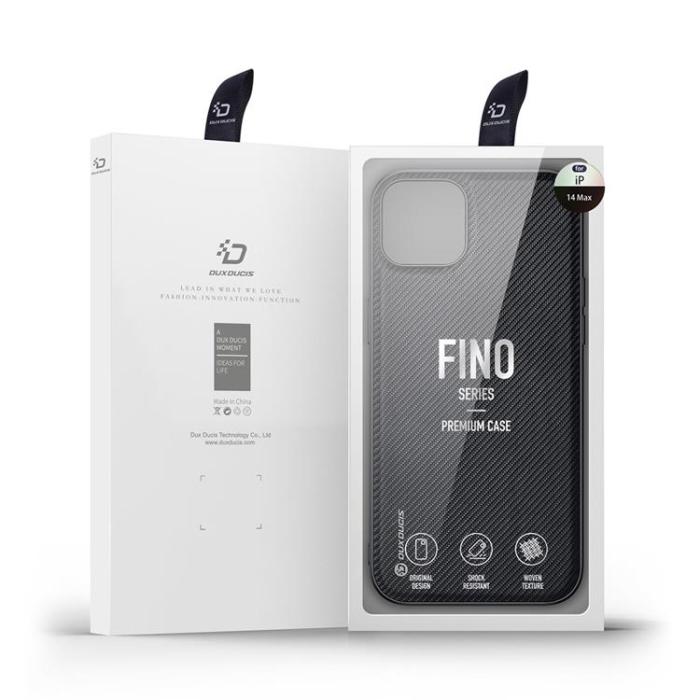 Dux Ducis - Dux Ducis iPhone 14 Plus Skal Fino Nylon - Svart