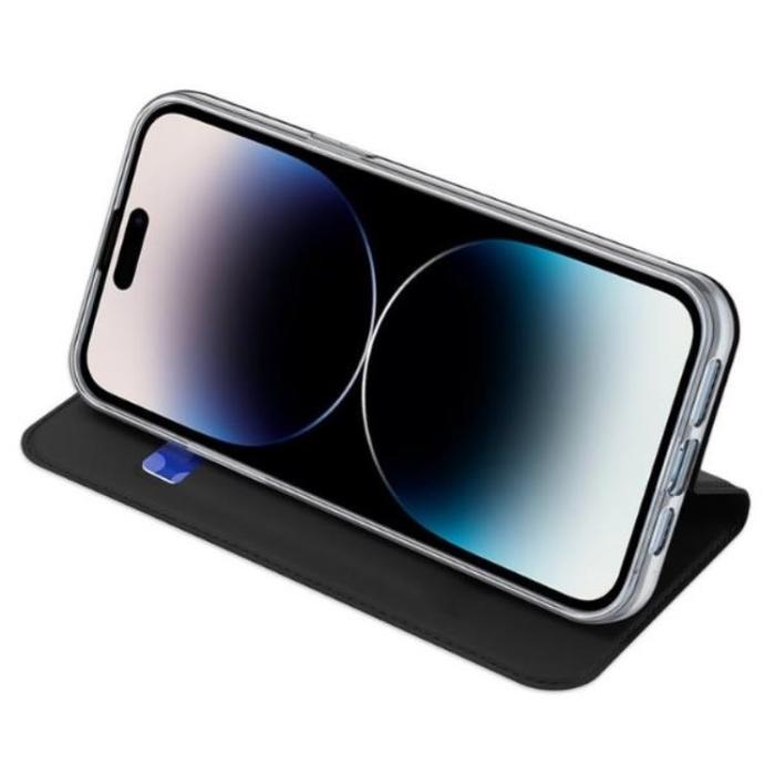 Dux Ducis - Dux Ducis iPhone 15 Pro Max/iPhone 15 Ultra Plånboksfodral Skin Pro - Svart
