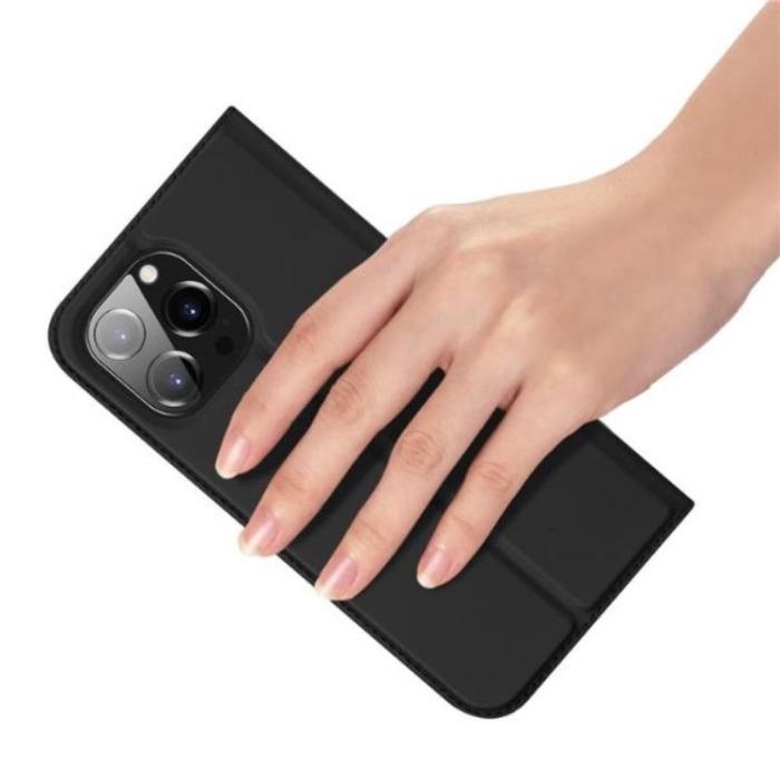 Dux Ducis - Dux Ducis iPhone 15 Pro Max/iPhone 15 Ultra Plånboksfodral Skin Pro - Svart