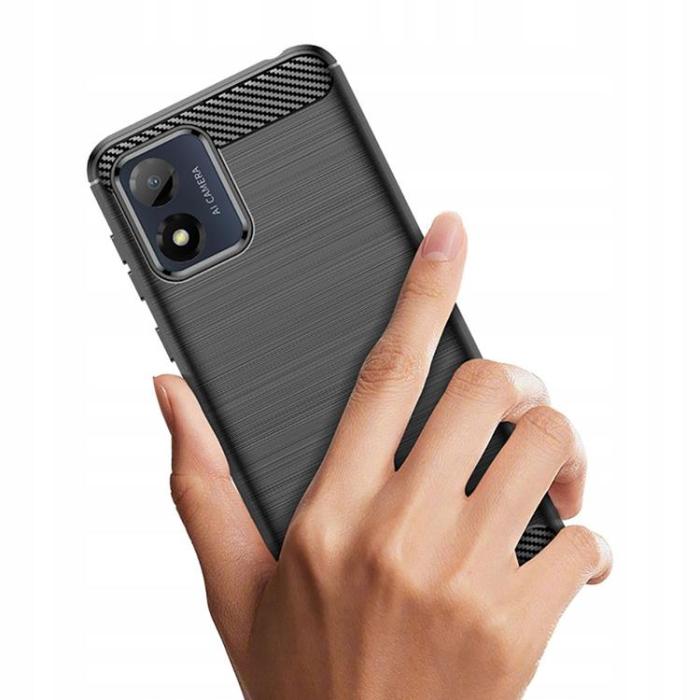 Tech-Protect - Tech-Protect Motorola Moto E13 Mobiskal TPU Carbon - Svart