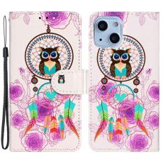OEM - iPhone 14 Plus Plånboksfodral Folio Flip - Owl Chime