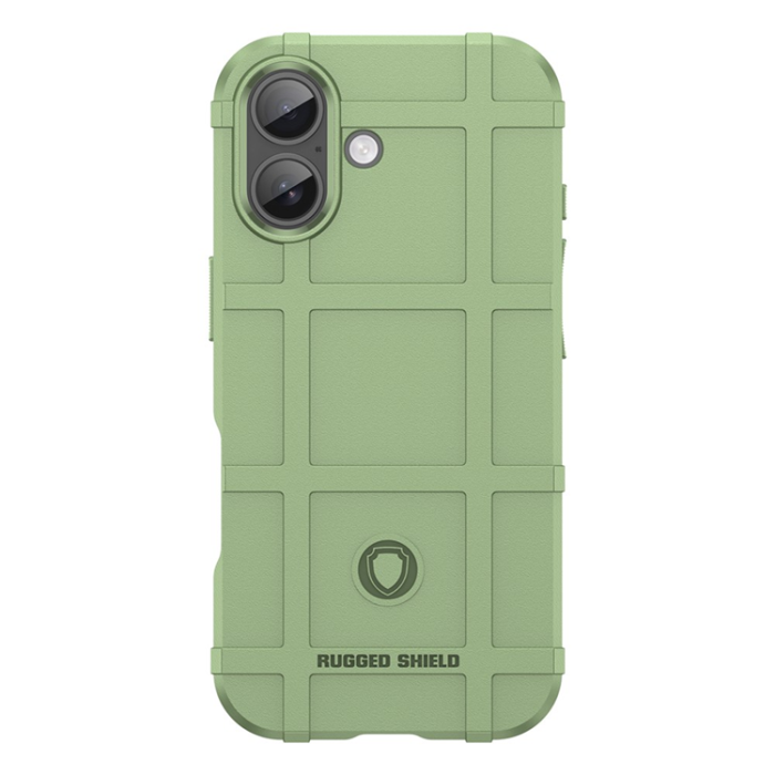 A-One Brand - iPhone 17 Mobilskal Grid Design Scratch-Proof Soft TPU - Grön