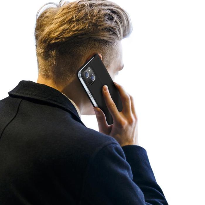 Dux Ducis - Dux Ducis iPhone 15 Plus Plånboksfodral Skin Pro - Svart