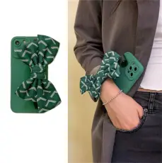 OEM - Bowknot Handrem iPhone 7/8/SE 2020/SE 2022 Skal - Grön