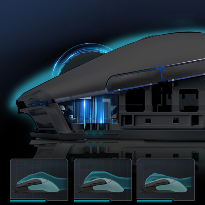 Machenike - Machenike Trådlös Spelmus L8 Pro - Svart