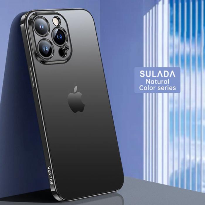 SULADA - SULADA Nature Series Mobilskal till iPhone 14 Pro Max TPU Svart