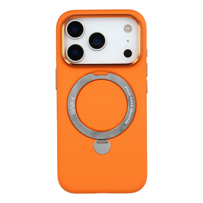 X-Level - X-LEVEL iPhone 17 Pro Mobilskal MagSafe Kickstand - Orange