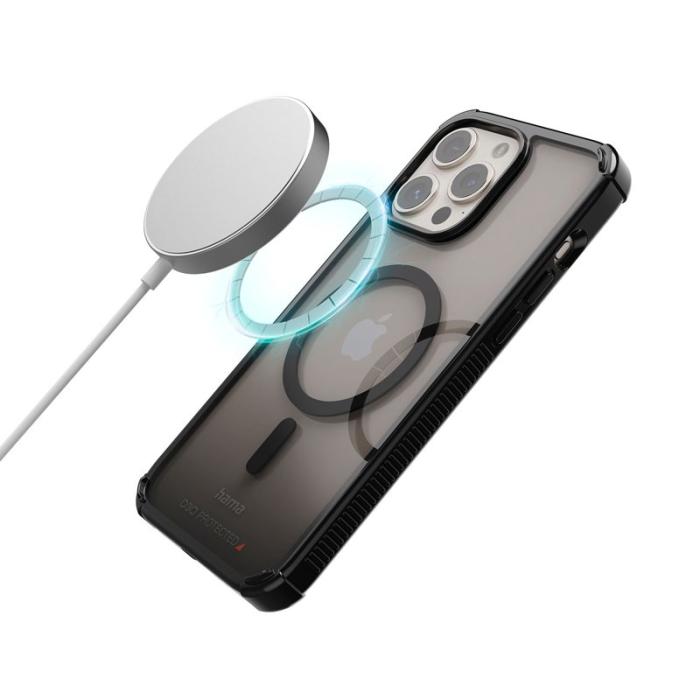 Hama - HAMA Mobilskal Extreme Protect iPhone 16 Pro Max MagFodral Svart