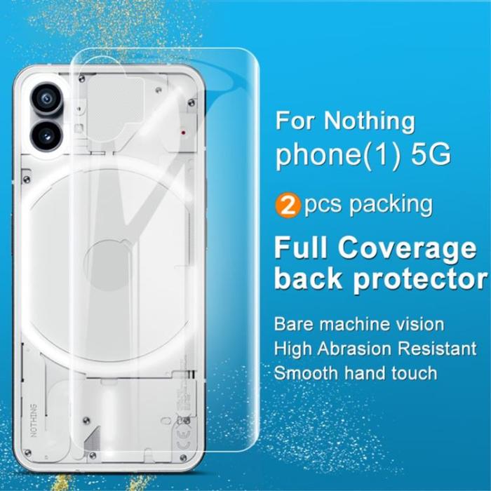Imak - IMAK [2-Pack] Nothing Phone 1 Hydrogel-film Skärmskydd Ryggskydd