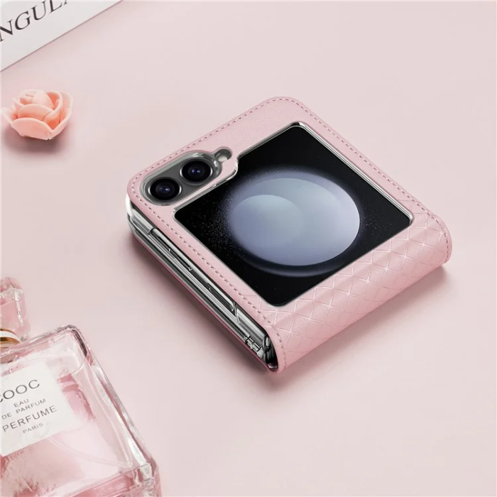 Dux Ducis - Dux Ducis Galaxy Z Flip 7 FE/Z Flip 6 Mobilskal Bril - Rosa