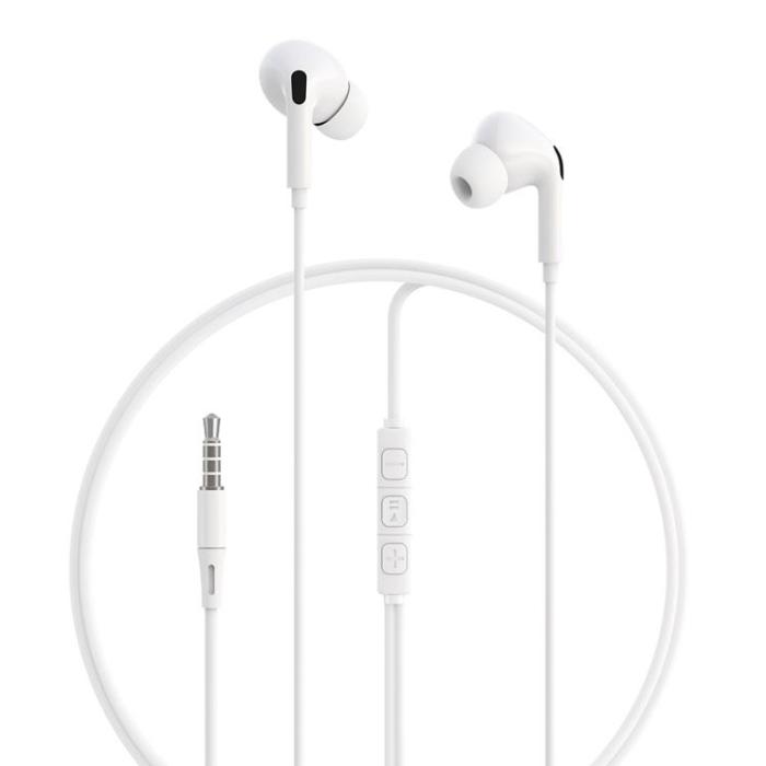 Devia - Devia In-Ear Trådbundna Hörlurar Jack 3.5mm Kintone A2 - Vit