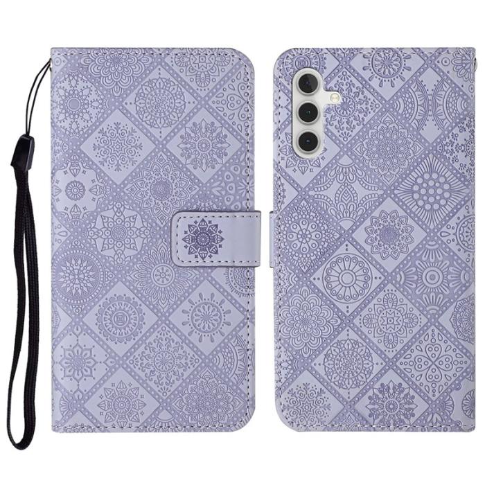 OEM - Plånboksfodral för Samsung Galaxy S26 Konstläder med rem - Lila