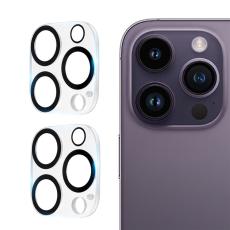 OEM - [2-PACK] iPhone 15 Pro Max/15 Pro Kameralinsskydd i Härdat glas