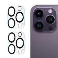 OEM - [2-PACK] iPhone 15 Pro Max/15 Pro Kameralinsskydd i Härdat glas
