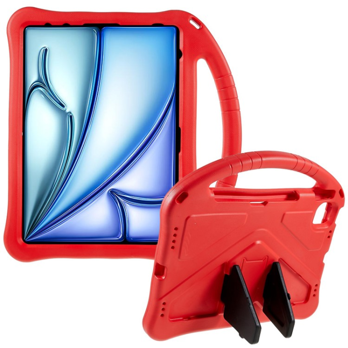 A-One Brand - iPad Air 11” (2025/2024) Skal EVA Kickstand - Röd