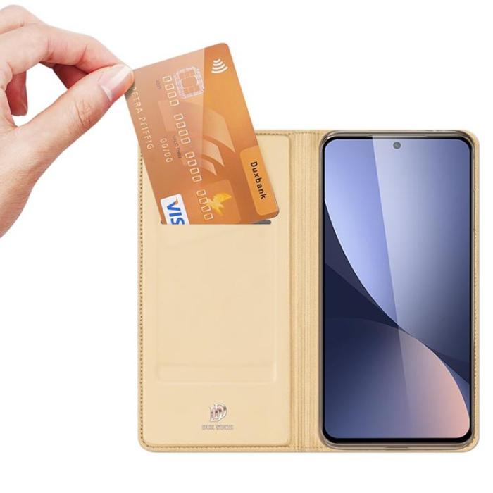 Dux Ducis - DUX DUCIS Skin Series Plånboksfodral Xiaomi 12/12X - Guld